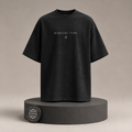 Midnight Core front view on round Signature Essentials pedestal with medallion