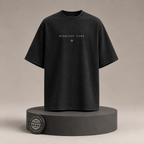 Midnight Core front view on round Signature Essentials pedestal with medallion